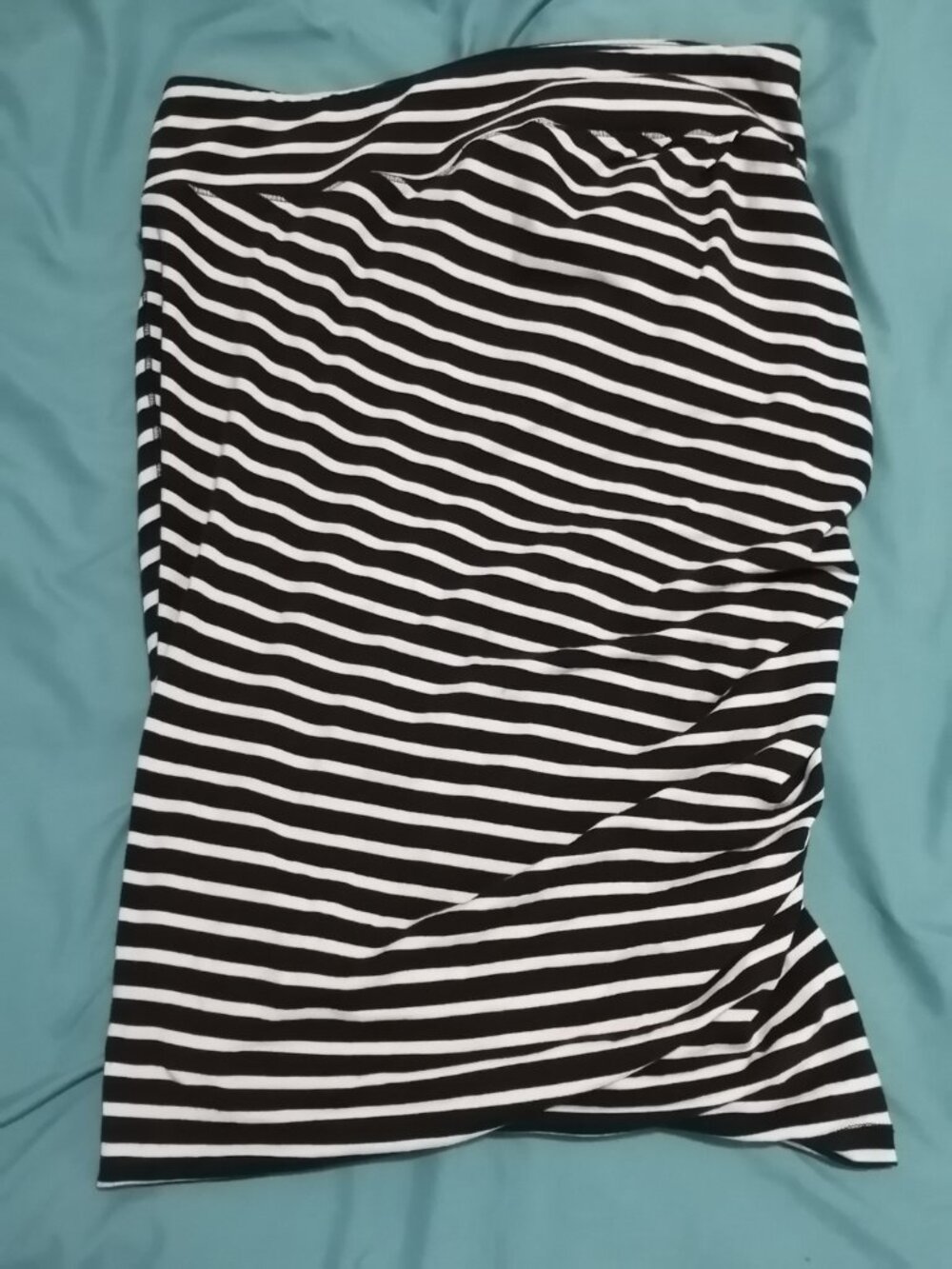 Lululemon Anytime Skirt, Deenie Stripe White Black
